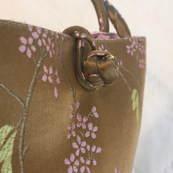 Satin handbag - Picture 4 of 6